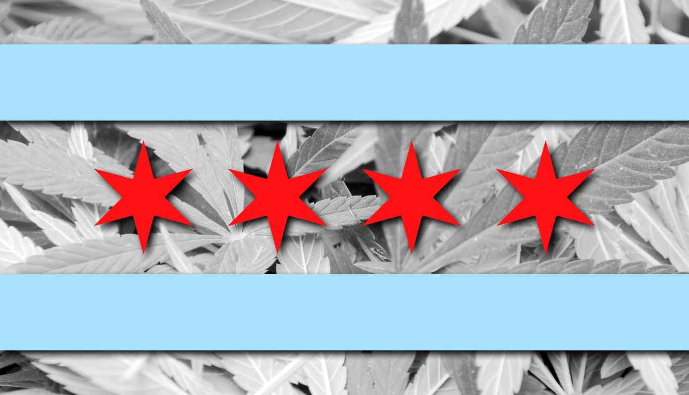 Chicago Flag 4 star Chicago city Flag