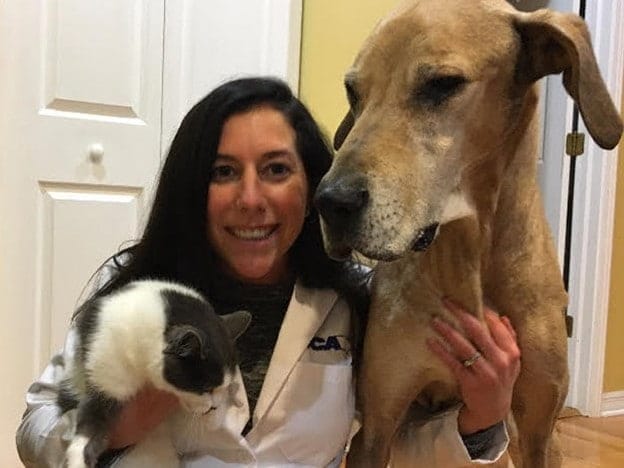 Dr. Singleton Dr. Singleton and her dog patients