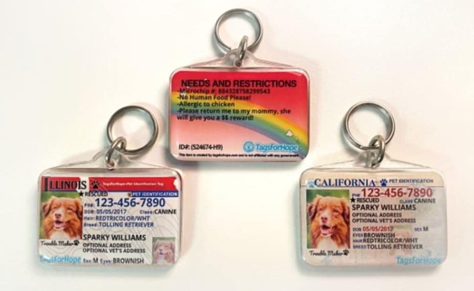 Tags for Hope Pet Animal Tags 3 Tags from Tags For Hope