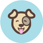 breeder_benefits Prudent pet smiling dog illustration icon